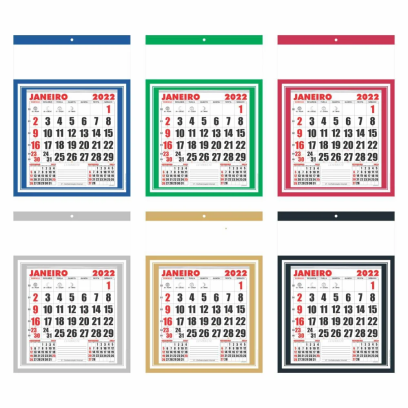 calendario parede