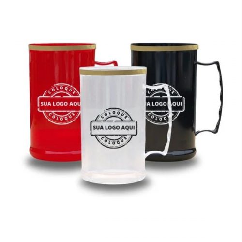 CANECA 500 BORDA METALIZADA