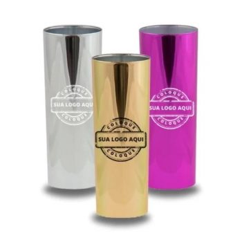 Copo Long Drink metalizado