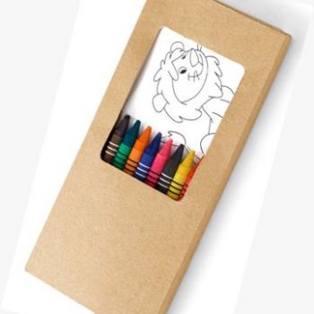 Kit para pintar em caixa de cartão